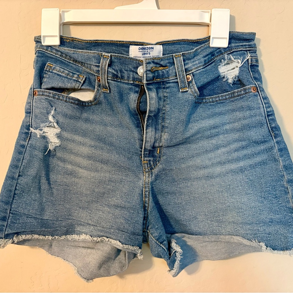 women's denizen from levi's shorts